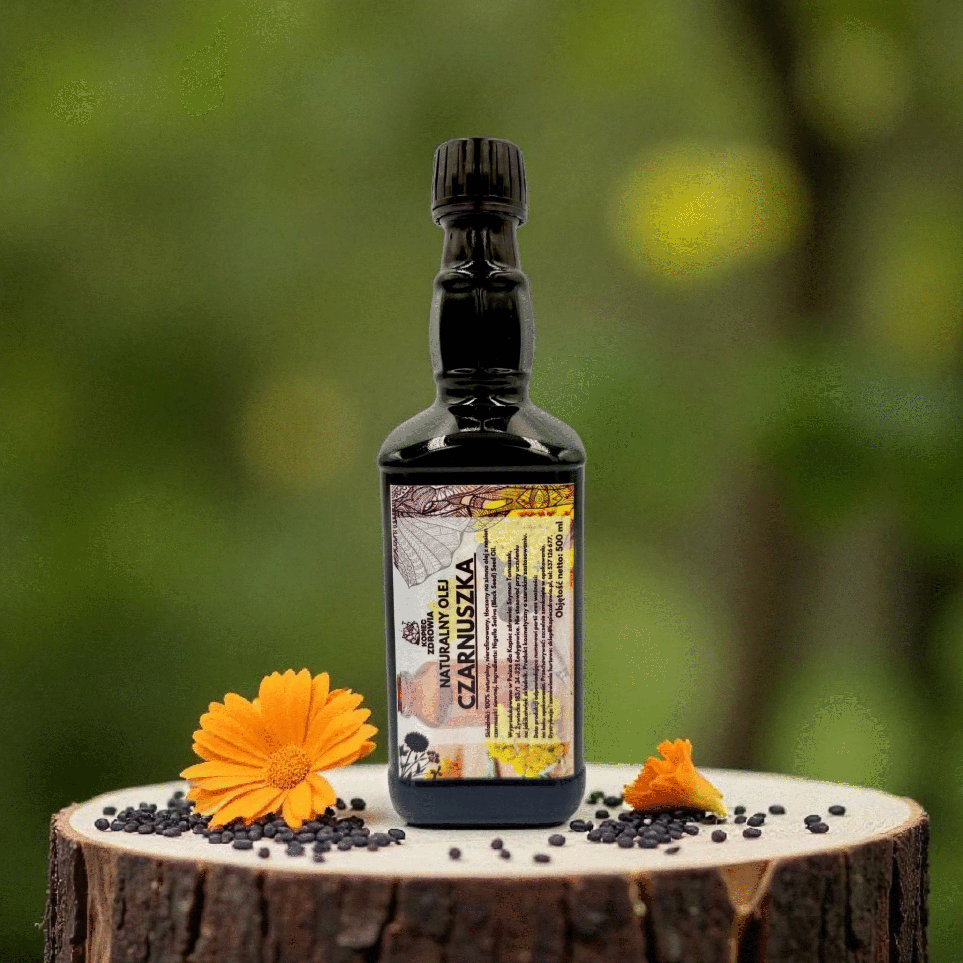 Olej z nasion czarnuszki siewnej 500 ml